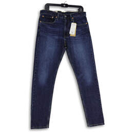 NWT Mens Blue 512 Denim Slim Fit Stretch Tapered Leg Jeans Size 34x32