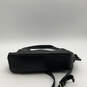 Womens Black Leather Tassel Outer Pockets Adjustable Strap Crossbody Bag image number 4