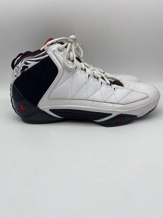 Mens Air Jordan CP3 II 342944-164 White Lace Up Sneaker Shoes Size 13 image number 3
