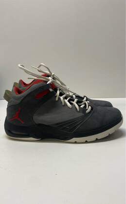 Nike Air Jordan New School Anthracite Varsity Red Sneakers 469955-002 Size 13 alternative image
