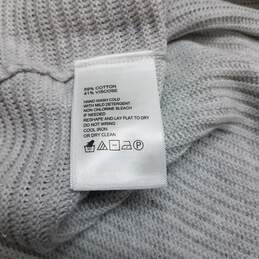 Tommy Bahama light gray metallic knit sweater women's M alternative image