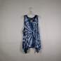 NWT Womens Tie-Dye Round Neck Sleeveless Pullover Tank Top Size 54 image number 1