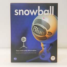 Blue Snowball Microphone White