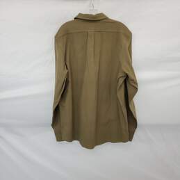 Filson Olive Green Cotton Button Up Shirt MN Size L alternative image
