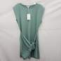 NWT Ashleen 100% Cotton Sleeveless WM's Pale Green Dress M image number 1