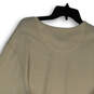 Mens Ivory V-Neck Long Sleeve Regular Fit Pullover T-Shirt Size X-Large image number 4