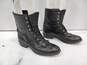 Women's Black Leather Boots Size 10 image number 2
