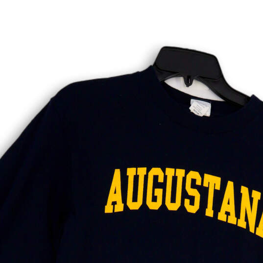 Womens Blue Augustana Crew Neck Long Sleeve Pullover Sweatshirt Size Medium image number 3