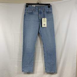 Men's Light Wash Levi's 501 Original Fit Jeans, Sz. 28x30