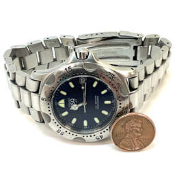 Designer ESQ E5066 Silver-Tone Chain Strap Round Dial Analog Wristwatch alternative image