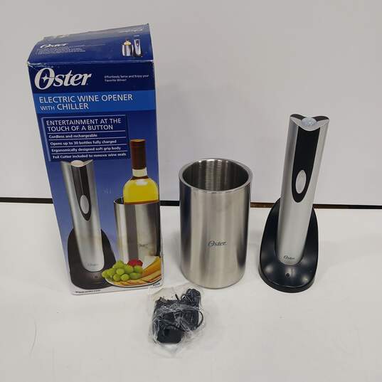 Oster Electric Wine Opener with Chiller and Box image number 1