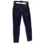 Womens Blue Denim Medium Wash 5-Pocket Design Skinny Jeans Size 4/27 Reg image number 2