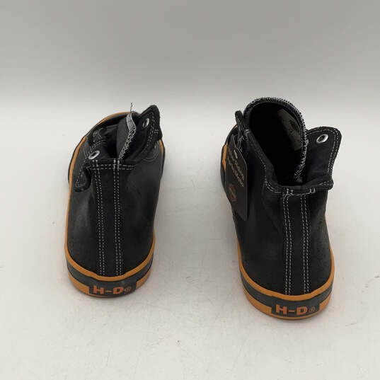 Womens Flora 4.25" D83811 Black Orange High Top Sneaker Shoes Size 9.5 image number 7