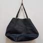 Steve Madden Black Large Faux Leather Shopper Tote Bag image number 2