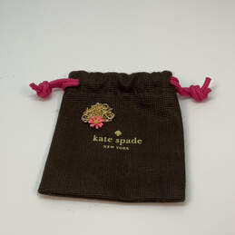 Designer Kate Spade Gold-Tone Flower Classic Pendant Necklace w/ Dustbag