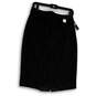 NWT Womens Black Textured Flat Front Straight And Pencil Skirt Size 8 image number 2