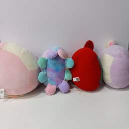 Bundle of 4 Assorted Squishmallow Plush Toys