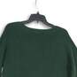 NWT Old Navy Womens Green Knitted Ribbed V-Neck Long Sleeve Sweater Dress Size L image number 4