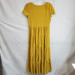 Anthropologie Maeve Gillian Tiered Yellow Dress Women's Size XS alternative image