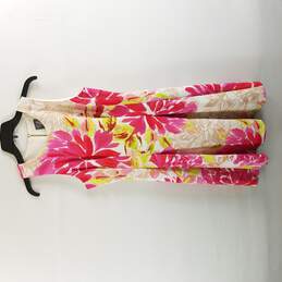 Vince Camuto Women Pink Floral Dress 8