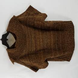 Adriana Vittadini Womens Brown Sweater Large alternative image