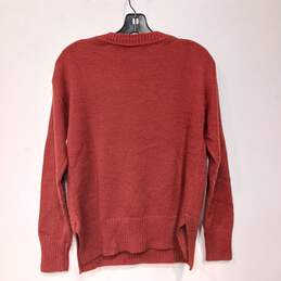 Banana Republic Women's Red LS Knit Sweater Size XS alternative image