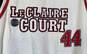 Nike Men's White Graphic Le Claire Court Jersey- L NWT image number 5