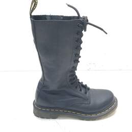 Dr Martens Leather 1B60 Lace Up Boots Black 9.5