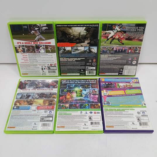Lot of 6 Microsoft Xbox 360 Vide Games image number 2
