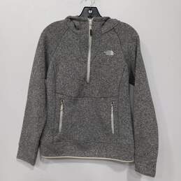 The North Face Gray Half Zip Sweater Hoodie Women's Size M