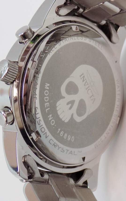 Women's Invicta Angel Model 16890 Stainless Steel Chronograph Watch image number 3
