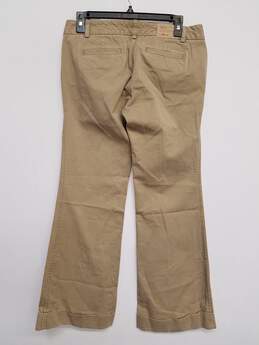 J. Crew Beige Broken-In Chinos Low Fit Khaki Pants Women's Size 6P alternative image