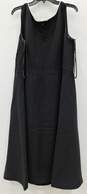 New with Tags Women's Black Sleeveless Talbots Dress with Pearl Neckline Size 18 Women image number 2