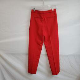 J. Crew Red Kate Tapered Pant WM Size 2 NWT alternative image