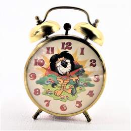 Vintage Hubert the Lion Robert Shaw Control Red Alarm Clock