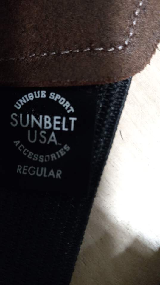 Unique Sport Accessories Sunbelt USA Regular Roffe Black Fleece Lined Bib (Size Tag Was Cut Off) image number 3