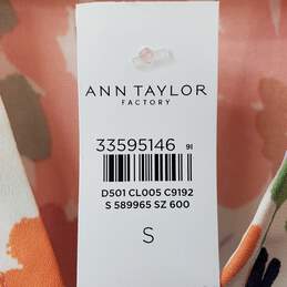 Ann Taylor Factory Polyester Floral Short Sleeves Shirt Women's SM alternative image
