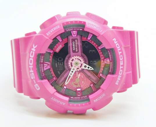 Casio G Shock GMA 110MP Hot Pink Digital Analog Watch image number 2