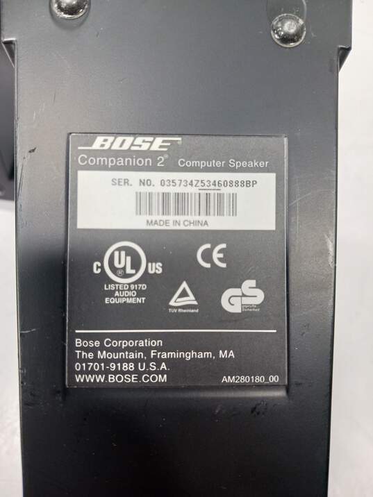 Set of Bose Companion 2 Computer Speakers image number 5