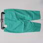 Women's Teal Chopped Capri Pants Size 14 image number 2
