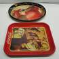 Pair of Coca-Cola Trays from the 80s image number 4