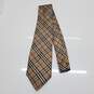 Burberry London Check Patterned Silk 59in Necktie AUTHENTICATED image number 1
