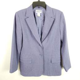 Pendleton Women Purple Wool Blazer Sz 8