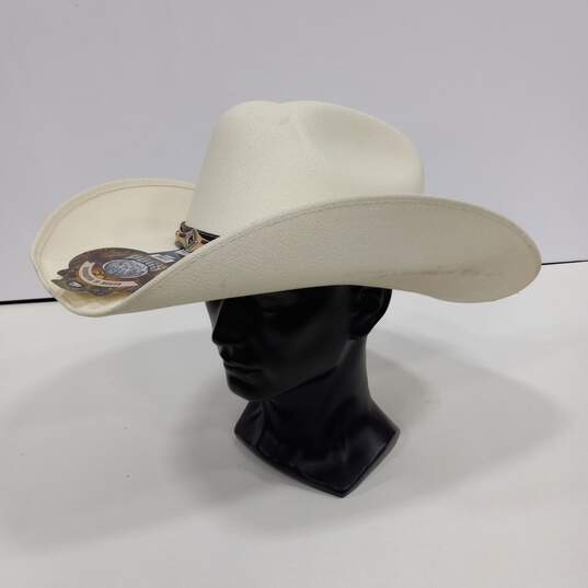 Pugs Men's Off-White Cowboy Hat Size L image number 2