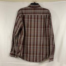 Men's Plaid Carhartt Relaxed Button-Down Shirt, Sz. M alternative image