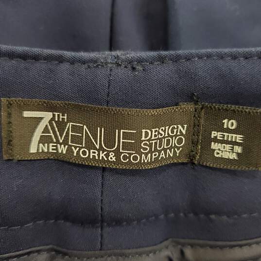 New York & Company Women Blue Dress Pants Sz 10 NWT image number 1