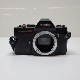 Konica Auto-Reflex T4 35mm SLR Film Camera Body Only For Parts/Repair