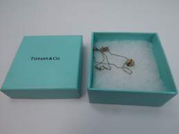 Tiffany & Co 925 Sterling Silver Love Twist Knot Pendant Necklace IOB 32.1g alternative image