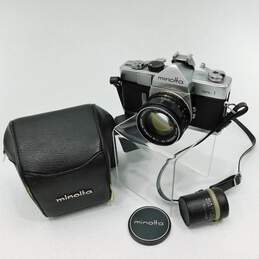 Minolta SR-1 SLR 35mm Film Camera With Lens & Case alternative image