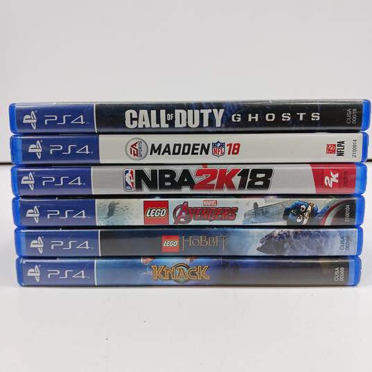 Bundle of 6 Assorted Sony PlayStation 4 PS4 Video Games image number 6